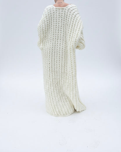 Maxi Cardigan ručne pletený